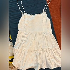 White babydoll dress Tilly’s
